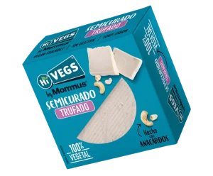 Producto Vegano de Hi Vegs, semicurado trufado.